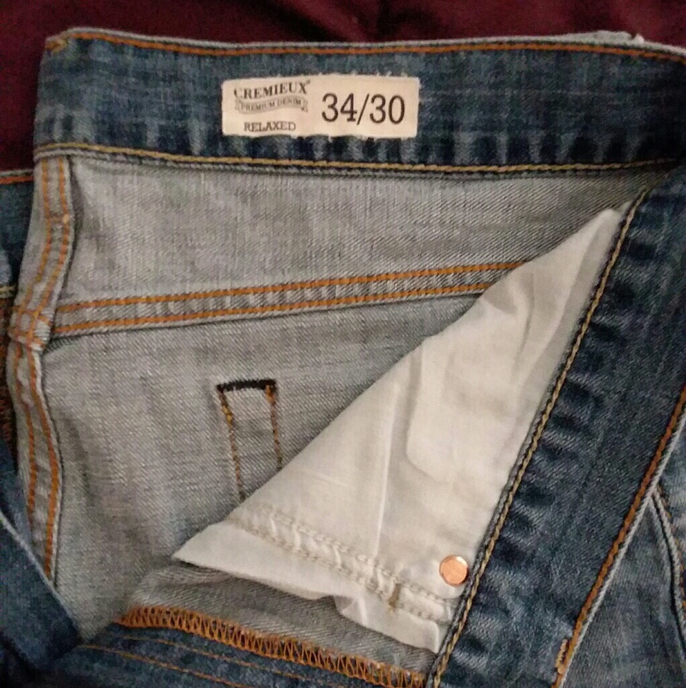 NWOT CREMIEUX 34X30 jeans
